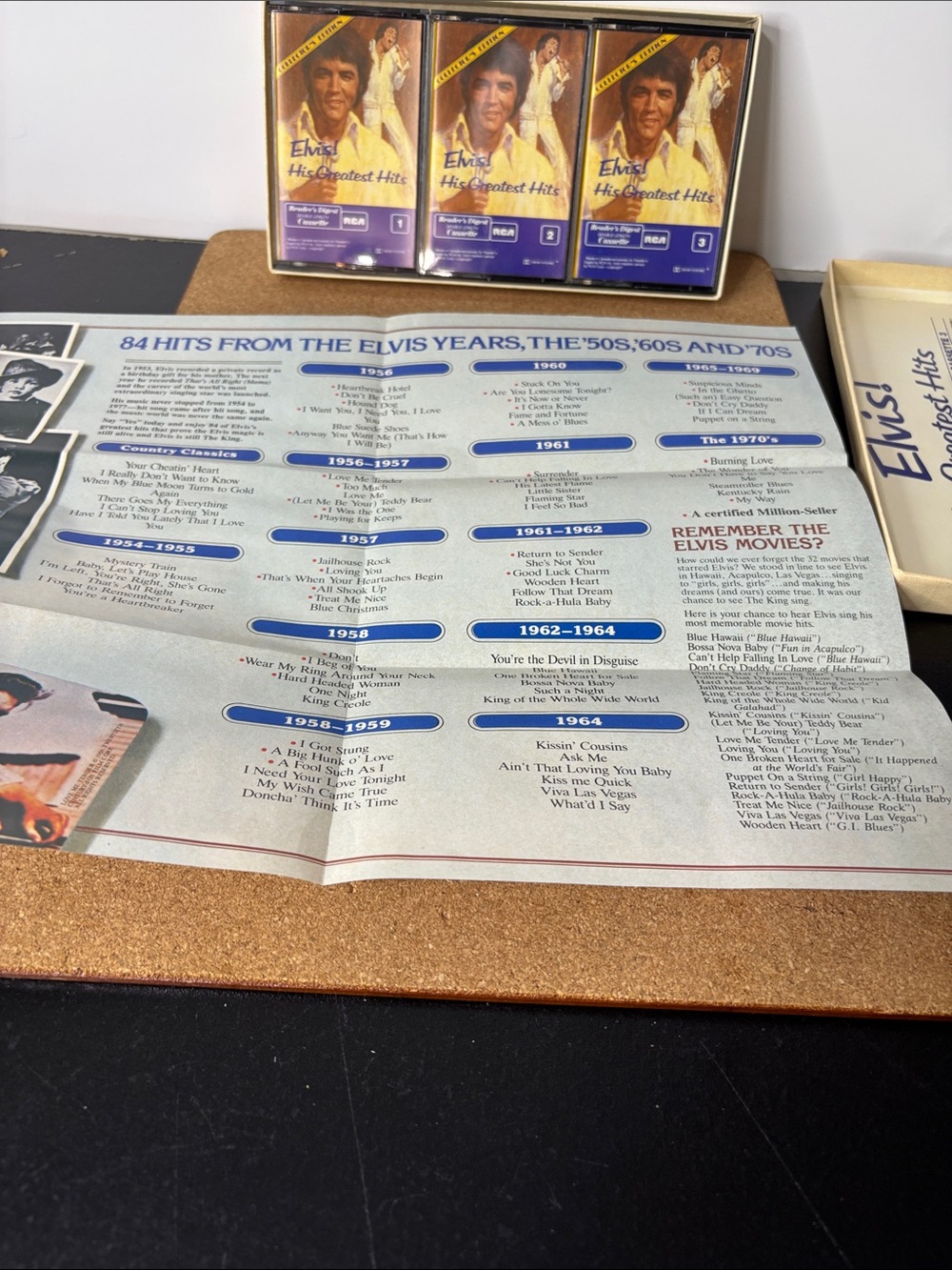 Reader's Digest "Elvis! Greatest Hits" Cassette Box - Picture 6 of 9